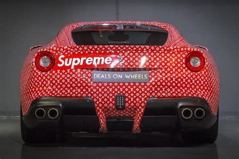 my new lv supreme ferrari|Supreme x Louis Vuitton Ferrari F12 For Sale .